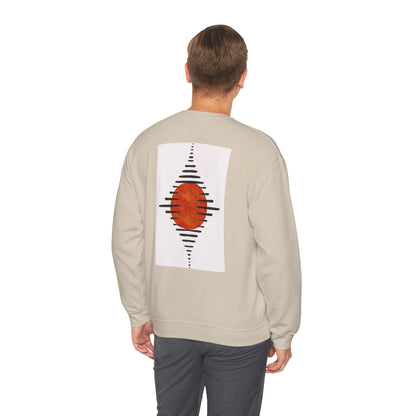 Lotus & Sun Graphic Sweatshirt, Relaxed Fit Crewneck, Perfect Gift for Spring, Cozy Fashion, Unisex Apparel, Gift for Him, Gift for Her, Fall Vibes, Autumn Crewneck