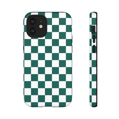 Stylish Checkered Phone Case, Protective Cover, Unique Gift, Trendy Accessory, Customizable Design, Ideal for All Ages