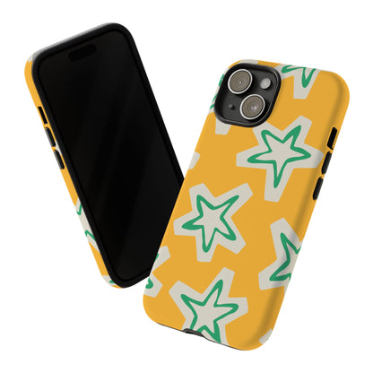 Retro Star Pattern Phone Case | Tough Cases, Colorful Cover for Phones, Phone Accessories, Gift for Her, Trendy Cases