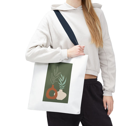 Stylish AOP Tote Bag, Eco-Friendly Shopping Bag, Reusable Carryall, Art Print Handbag, Gift for Her