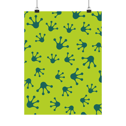 Colorful Frog Splash Vertical Posters, Whimsical Home Decor, Kids Room Art, Nursery Wall Art, Eco-Friendly Prints