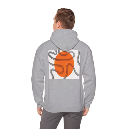 Lotus & Sun Graphic Hoodie - Cozy Unisex Sweatshirt, Trendy Casual Wear, Yoga Gift, Inspirational Apparel, Relaxed Style