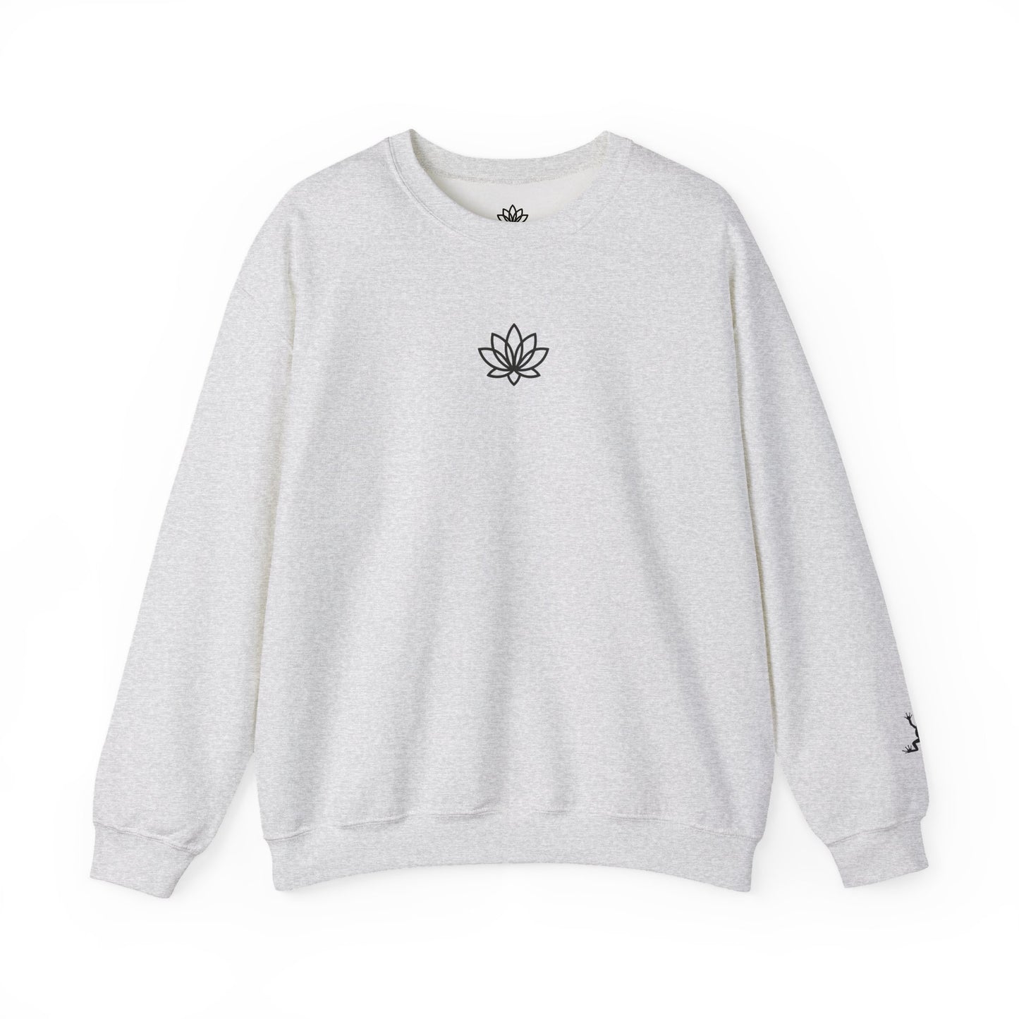 Lotus Flower Unisex Crewneck Sweatshirt, Cozy Sweatshirt, Flower Sweatshirt, Gift for Her, Casual Wear, Spring Fashion