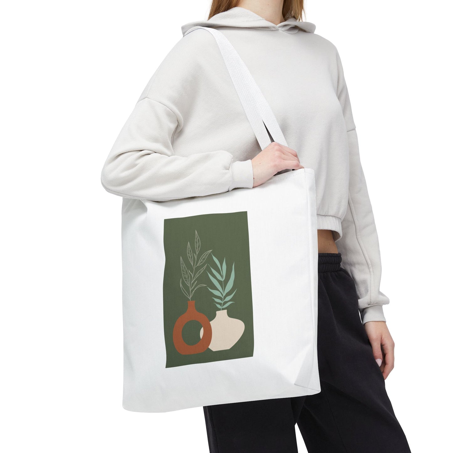 Stylish AOP Tote Bag, Eco-Friendly Shopping Bag, Reusable Carryall, Art Print Handbag, Gift for Her