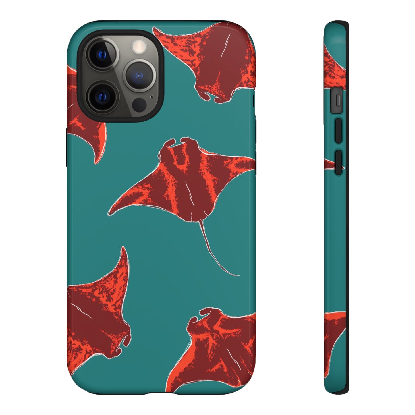 Manta Ray Phone Case, Tropical Phone Cover, Ocean Vibe Accessories, Summer Gift Idea, Marine Animal Merchandise