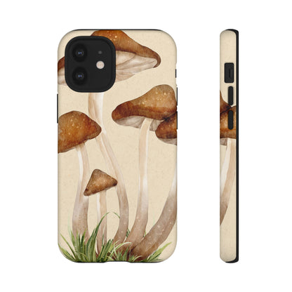 Mushroom Phone Case - Nature Lover, Eco-Friendly Gift, Cute Cell Phone Cover, Aesthetic Tech Accessory, Unique Fall Decor, Artsy Phone Cases, Cute, Gift for Her, Nature-inspired Designs, Durable Cases