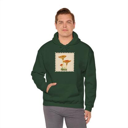 Botanical Print Hoodie, Cozy Sweatshirt, Nature Lover Gift, Comfortable Casual Wear, Fall Fashion, Unisex Hoodie, Comfy Mushroom Hoodie, Nature Vibes, Perfect for Fall