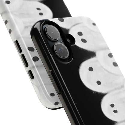 Painted Ghosts Phone Case | Ghostly Tough Phone Case for Spooky Style, Halloween Gift, Phone Cover, Ghost Theme, Unique Accessory, Spooky Season, Viral Painted Ghosts Inspired Design