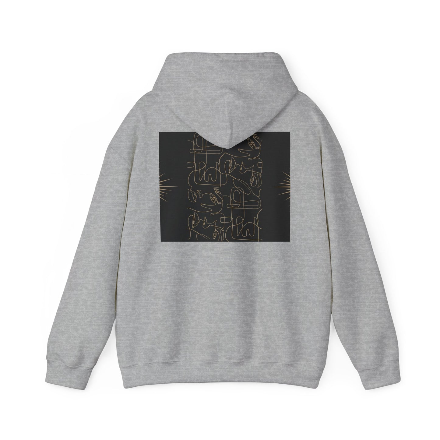 Lotus Design Hooded Sweatshirt, Unisex Hoodie, Cozy Fashion, Yoga Gift, Spiritual Apparel, Meditation Wear, Gift for Him, Gift for Her, Fall Crewneck, Autumn Vibes