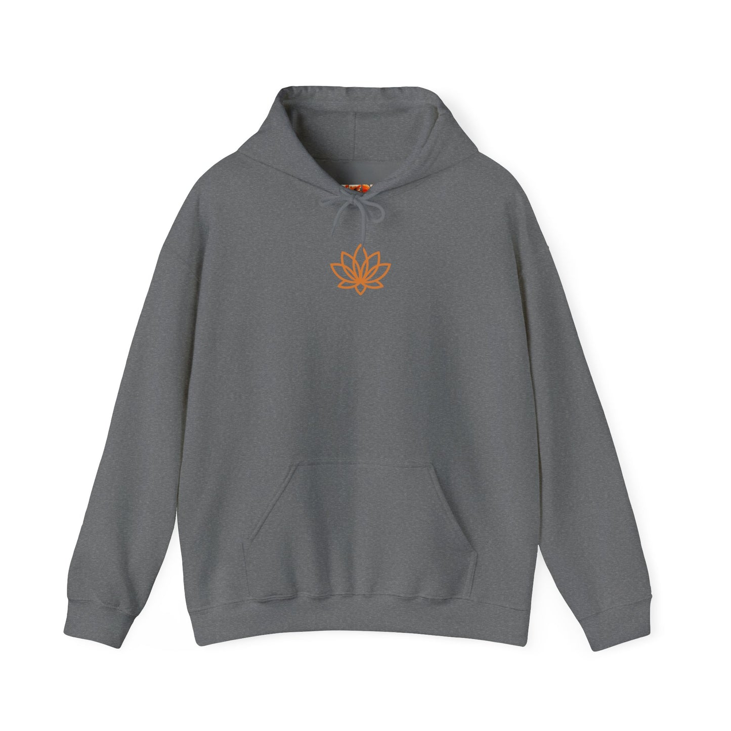 Serene Adventure Hoodie with Lotus Design, Eco-Friendly Sweatshirt for Outdoors, Yoga, Surfing, Beach Days, Mindfulness, Gift for Her, Gift for Him, Kayak Sweatshirt, Outdoor Designs