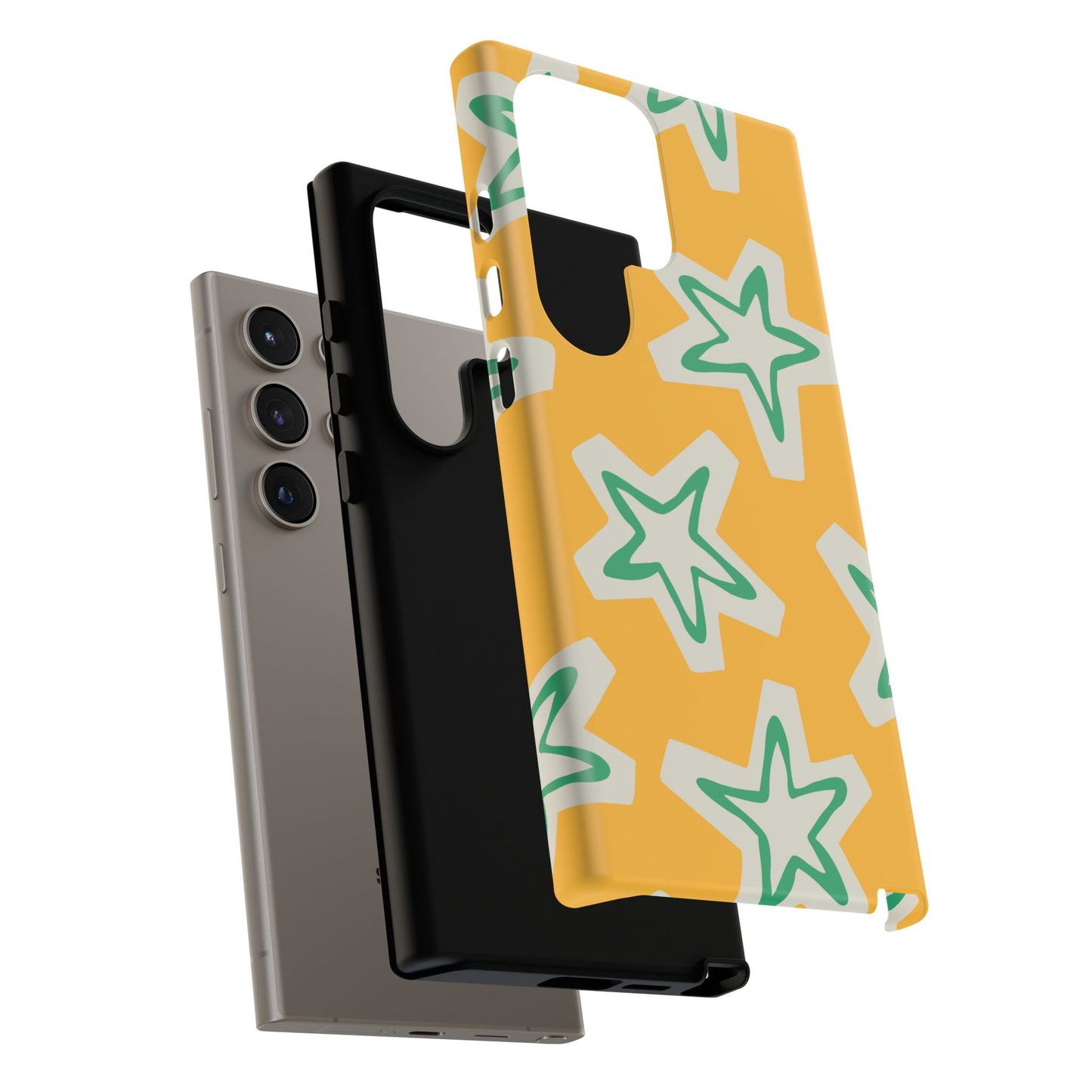Retro Star Pattern Phone Case | Tough Cases, Colorful Cover for Phones, Phone Accessories, Gift for Her, Trendy Cases