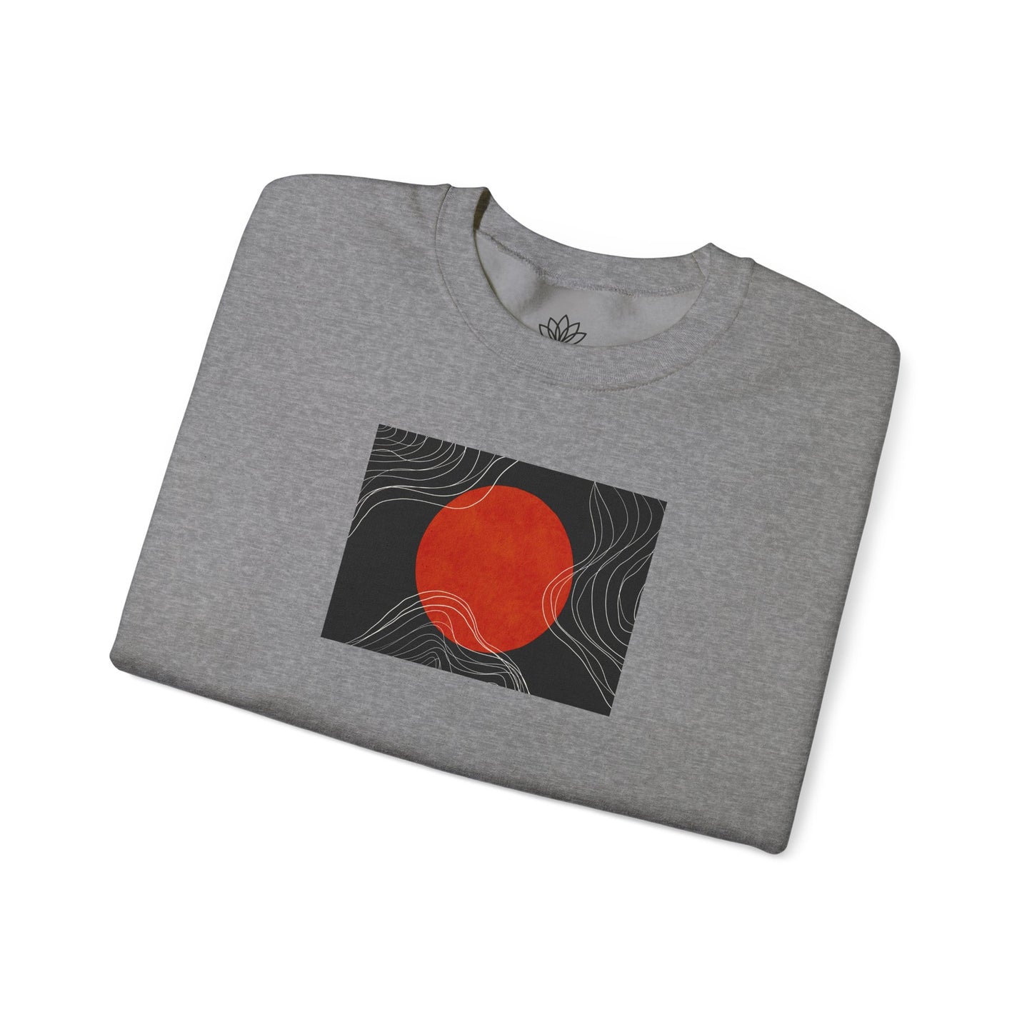 Minimalist Sunset Crewneck Sweatshirt, Cozy Unisex Sweater for Everyday Wear, Gift for Fall, Layering Essential