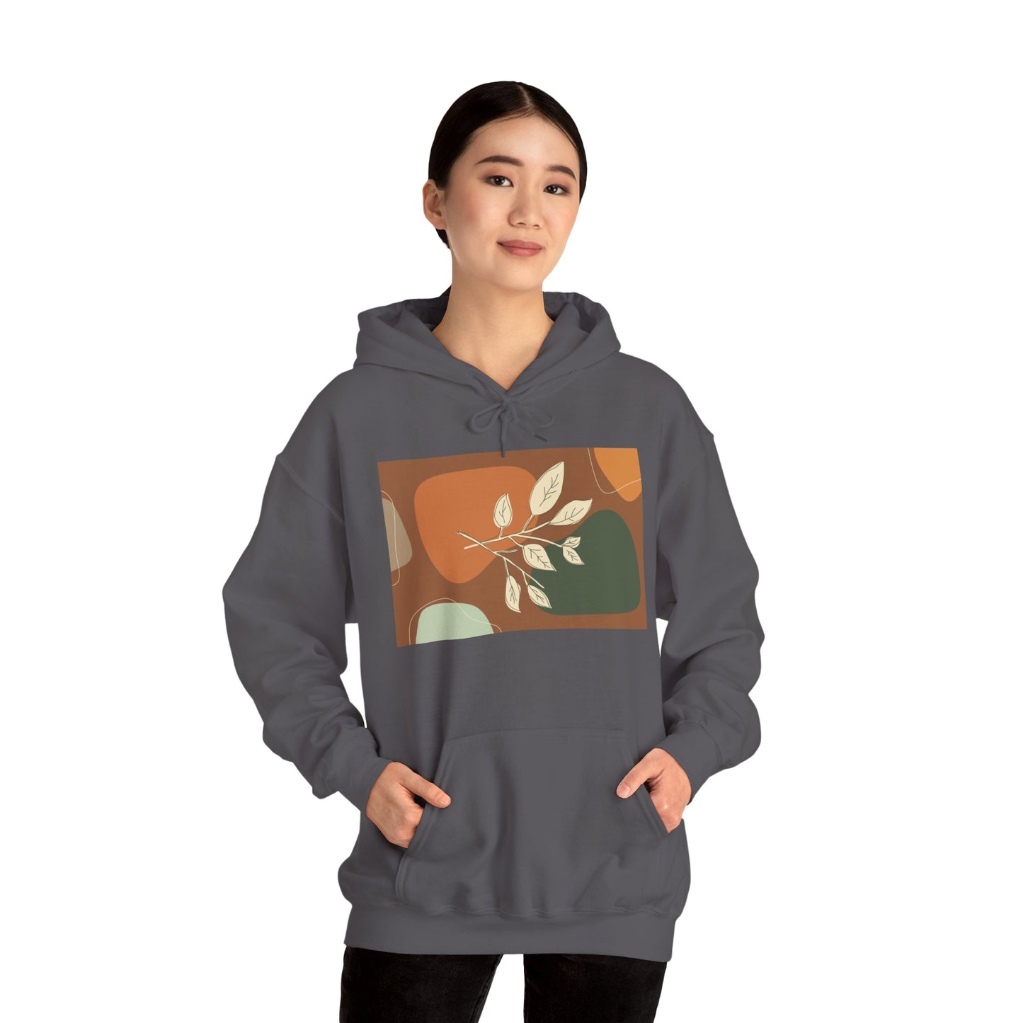 Botanical Design Unisex Hoodie, Cozy Sweatshirt for Nature Lovers, Gift for Friends, Autumn Fashion, Comfortable Casual Wear
