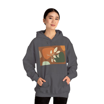 Botanical Design Unisex Hoodie, Cozy Sweatshirt for Nature Lovers, Gift for Friends, Autumn Fashion, Comfortable Casual Wear