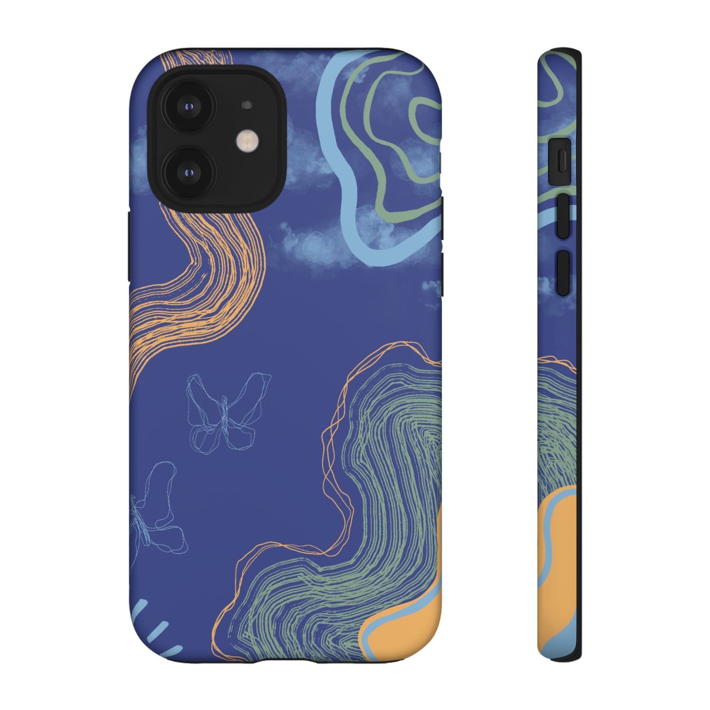 Artistic Phone Case, Abstract Phone Cover, Gift for Her, Modern Design, Boho Phone Case, Unique Phone Accessories