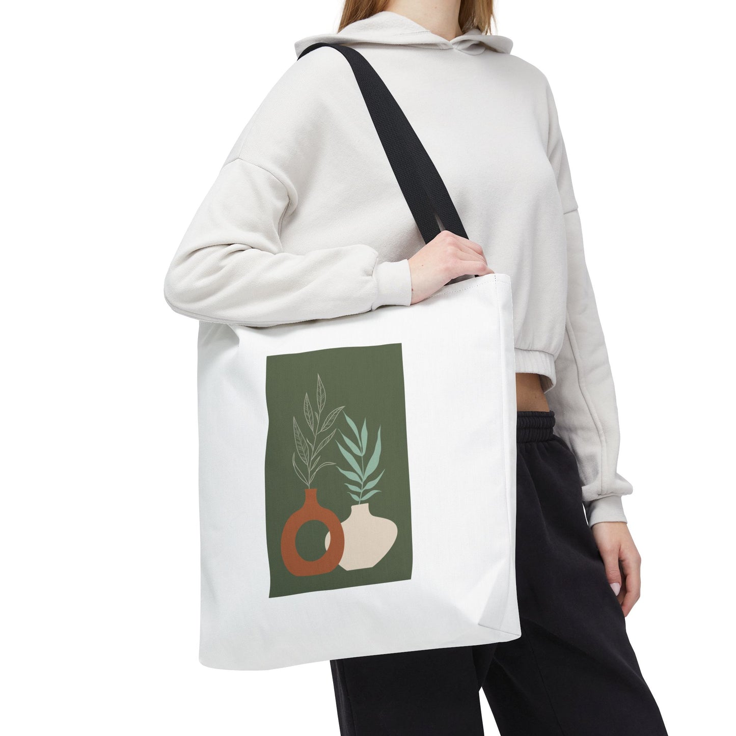Stylish AOP Tote Bag, Eco-Friendly Shopping Bag, Reusable Carryall, Art Print Handbag, Gift for Her