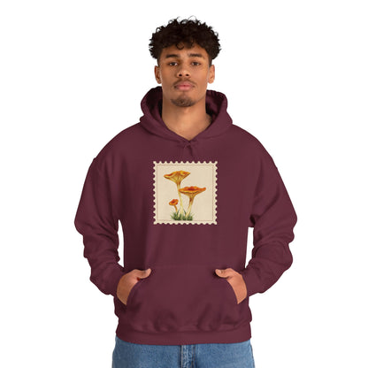 Botanical Print Hoodie, Cozy Sweatshirt, Nature Lover Gift, Comfortable Casual Wear, Fall Fashion, Unisex Hoodie, Comfy Mushroom Hoodie, Nature Vibes, Perfect for Fall