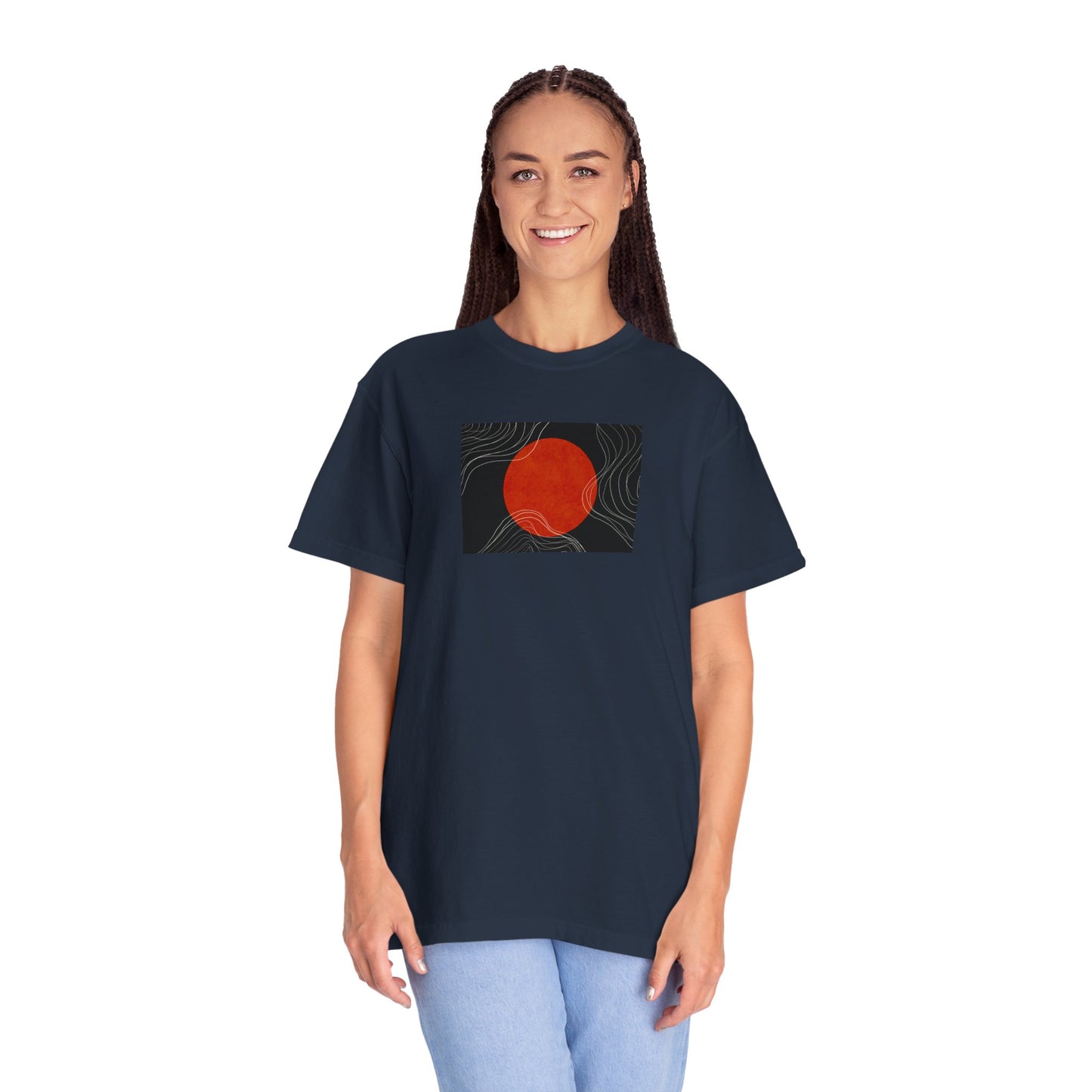 Sunset Vibes Unisex T-Shirt, Casual Summer Tee, Bohemian Shirt, Gift for Art Lovers, Men's and Women's Fashion