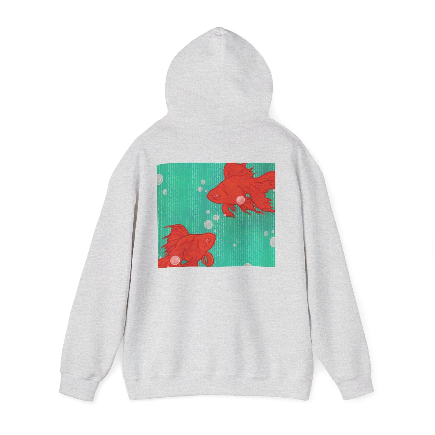 Colorful Goldfish Hoodie, Unisex Sweatshirt, Cozy Everyday Wear, Perfect for Gifts, Fun Fashion for Animal Lovers, Vibrant Pullover