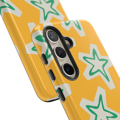 Retro Star Pattern Phone Case | Tough Cases, Colorful Cover for Phones, Phone Accessories, Gift for Her, Trendy Cases