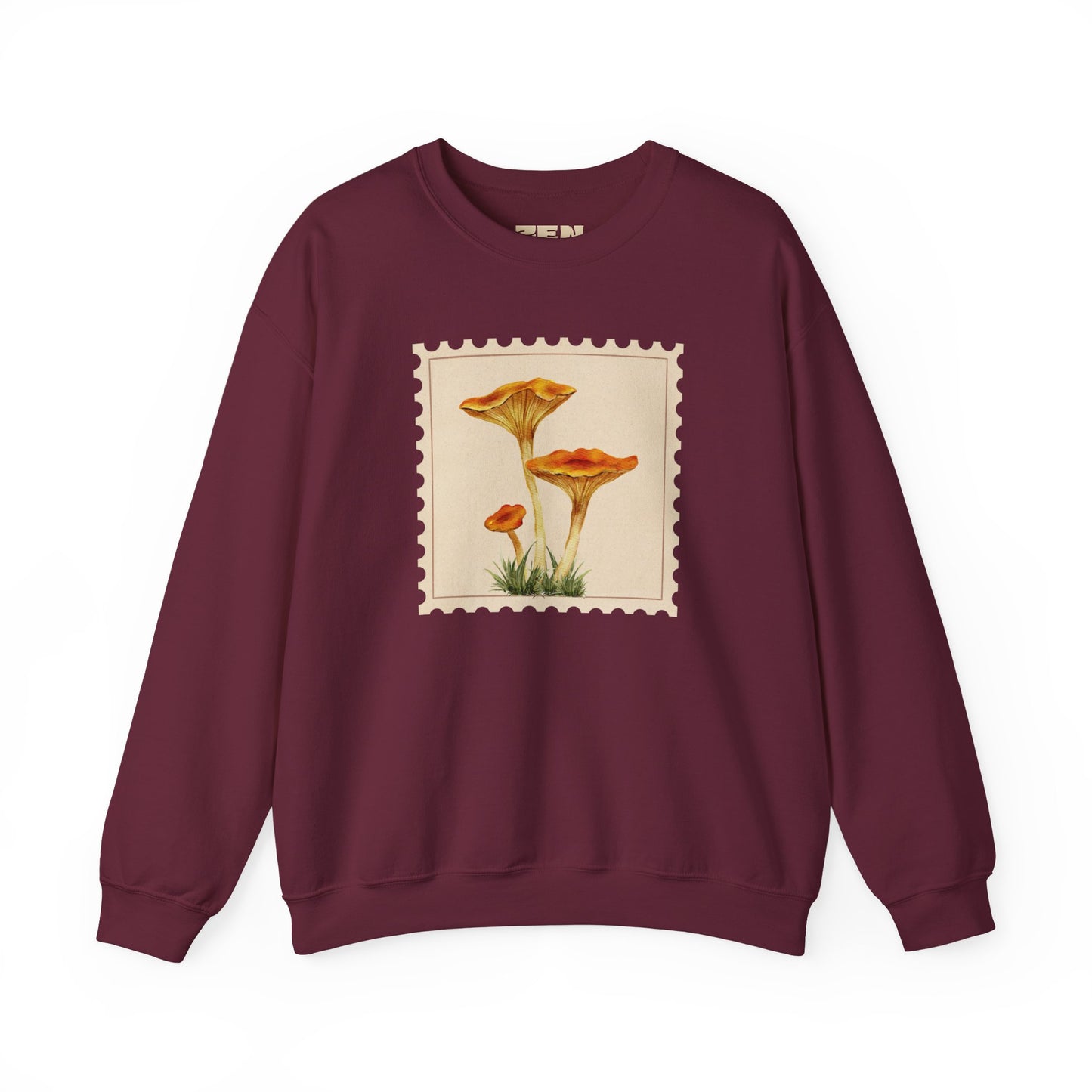 Vintage Floral Crewneck Sweatshirt, Cozy Fall Wear, Unisex Gift, Mushroom Art Apparel, Nature Lover Outfit, Comfy Mushroom Crewneck, Vintage Style