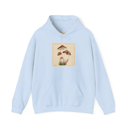 Mushroom Art Hoodie, Cozy Sweatshirt, Nature Lover Gift, Unisex Pullover, Boho Style Apparel, Fall Fashion, Eco-Friendly Wear, Artsy Sweatshirts, Aesthetic Hoodies, Graphic, Nature-inspired