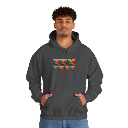 Zen Frog & Moon Unisex Hoodie, Cozy Sweatshirt for Relaxation, Gifts for Nature Lovers, Festival Wear, Everyday Comfort
