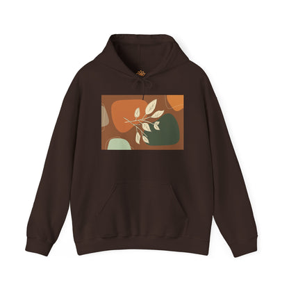 Botanical Design Unisex Hoodie, Cozy Sweatshirt for Nature Lovers, Gift for Friends, Autumn Fashion, Comfortable Casual Wear