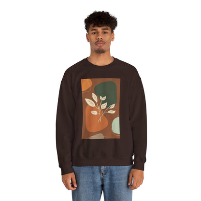 Botanical Print Crewneck Sweatshirt | Cozy Unisex Sweatshirt, Fall Fashion, Casual Wear, Gift for Her, Botanical Art