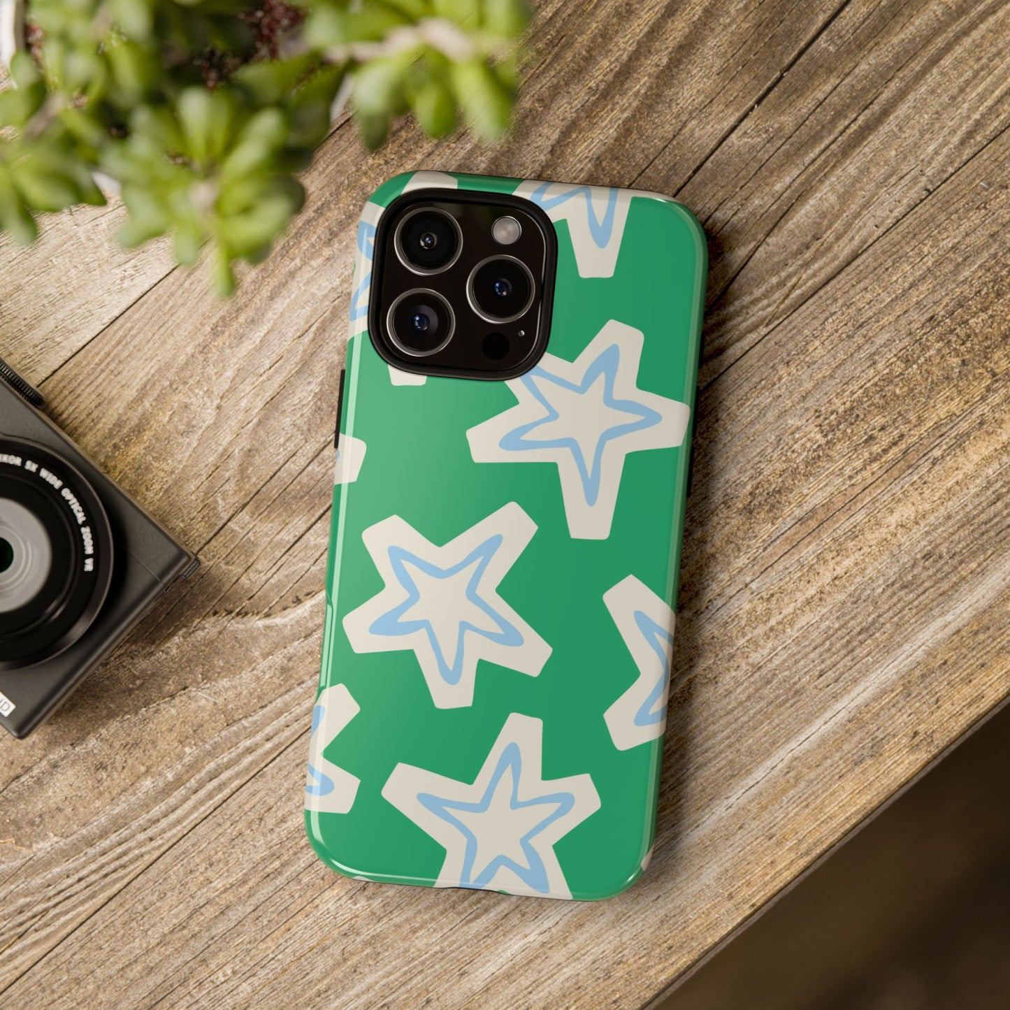 Retro Star Pattern Phone Case | Tough Cases, Colorful Cover for Phones, Phone Accessories, Gift for Her, Trendy Cases