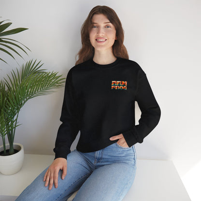 Funky Snake Unisex Crewneck Sweatshirt, Cozy Apparel, Unique Gift, Snake Art, Relaxed Style, Perfect for Casual Outings