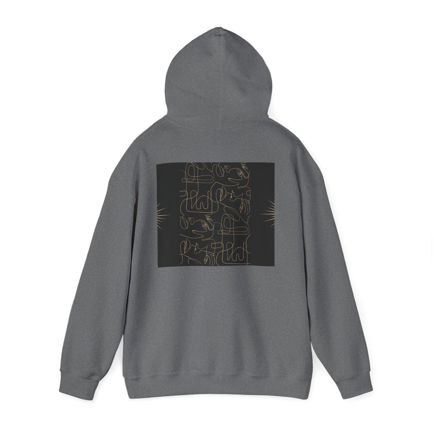 Lotus Design Hooded Sweatshirt, Unisex Hoodie, Cozy Fashion, Yoga Gift, Spiritual Apparel, Meditation Wear, Gift for Him, Gift for Her, Fall Crewneck, Autumn Vibes