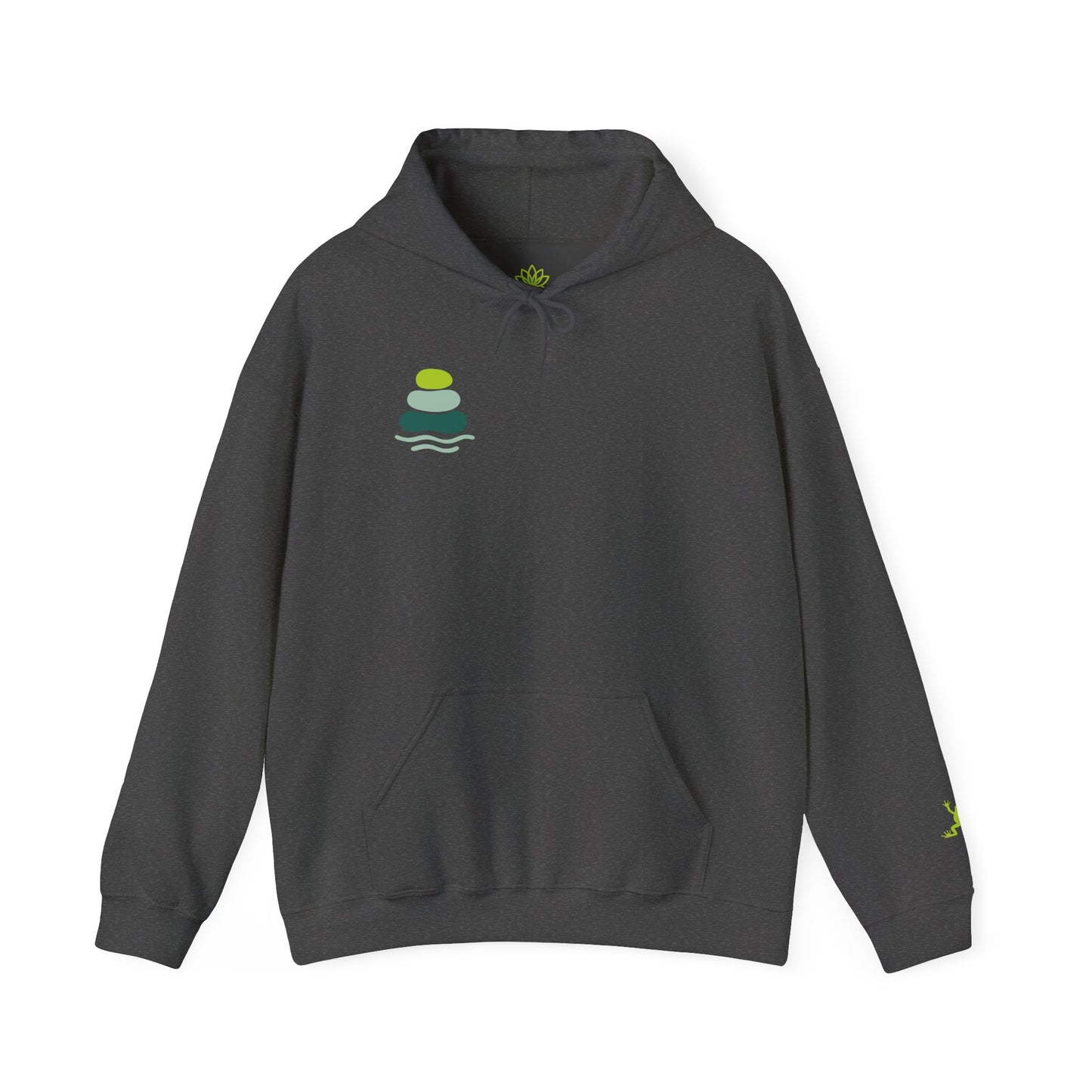 Nature-Inspired Unisex Hooded Sweatshirt, Comfortable Pullover, Casual Clothing, Eco-Friendly Gift, Chill Vibe Hoodie, Relaxing Outfit