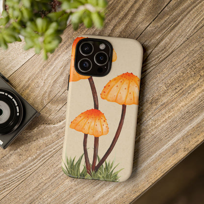 Mushroom Phone Case, Tough Cases for Nature Lovers, Unique Phone Covers, Gifts for Eco Enthusiasts, Fun Protective Cases