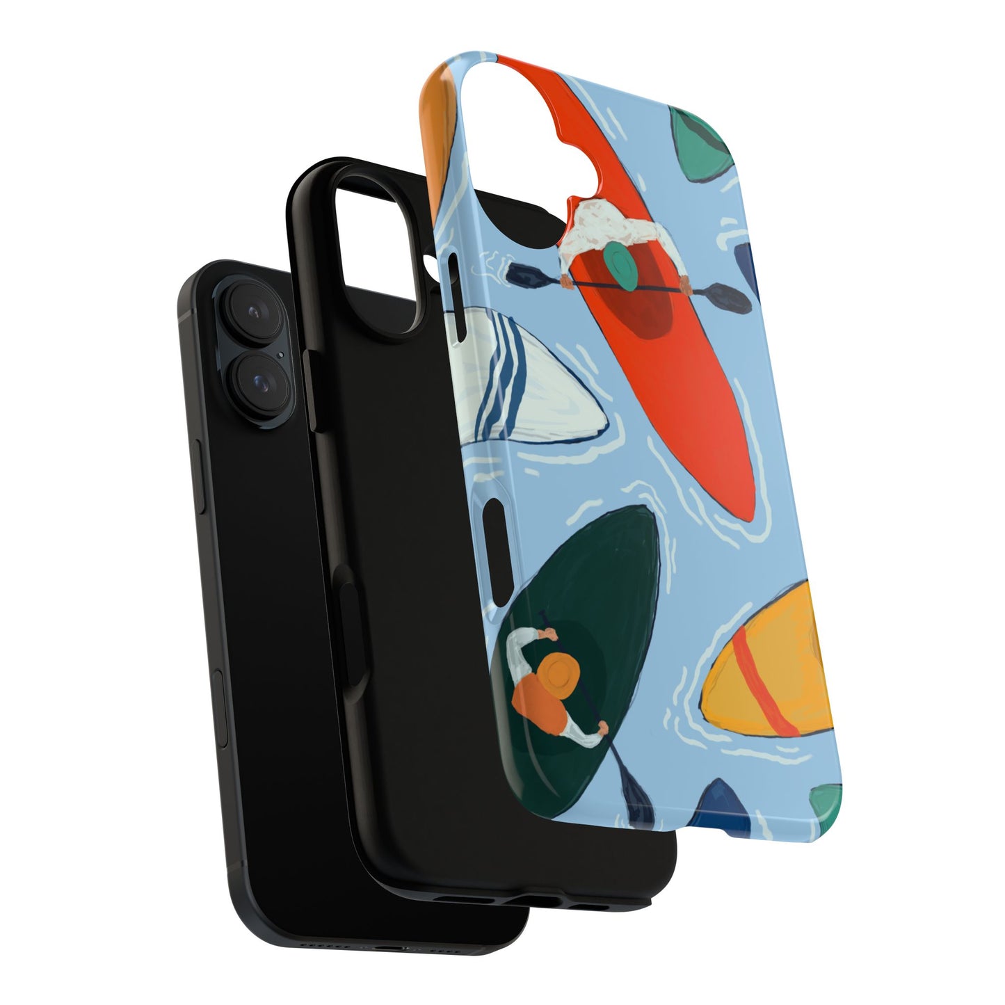 Kayak Phone Case - Tough Cases for Outdoor Enthusiasts, Birthday Gifts, Adventure Gear, Kayaking Accessories, Nature Lover Decor, Artsy Phone Cases