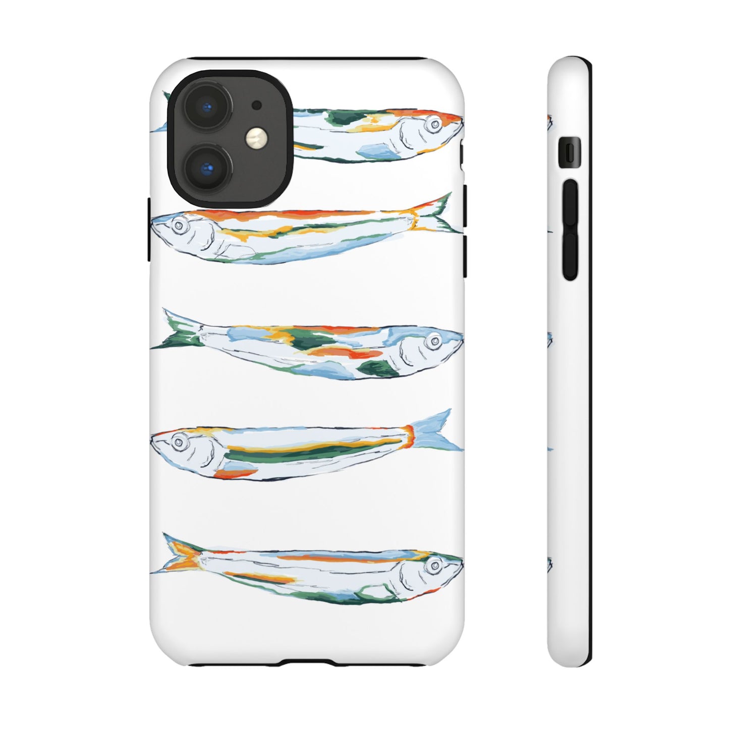 Tough Cases – Artistic Fish Design Phone Case, Unique Gift for Aquatic Lovers, Perfect for Birthdays, Holidays, and Everyday Use, Quirky Cases, Fun Phone Cases