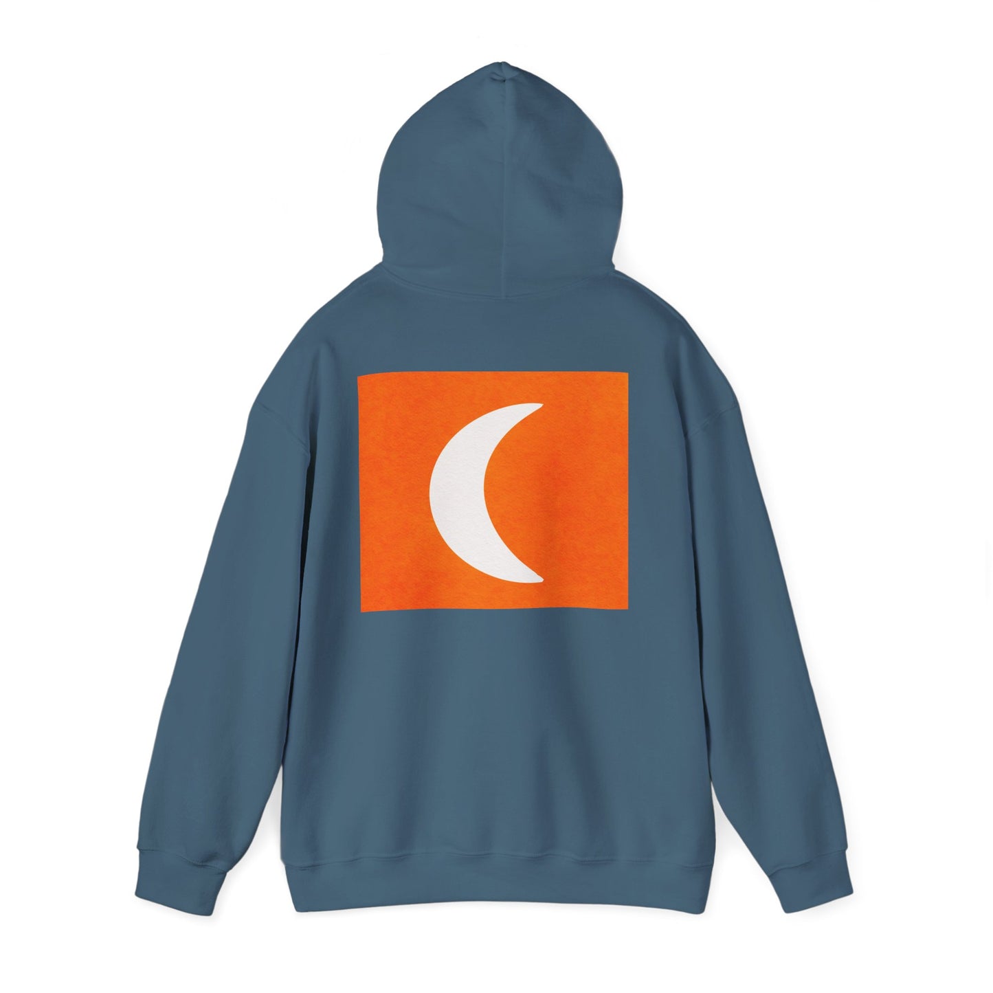 Zen Frog & Moon Unisex Hoodie, Cozy Sweatshirt for Relaxation, Gifts for Nature Lovers, Festival Wear, Everyday Comfort