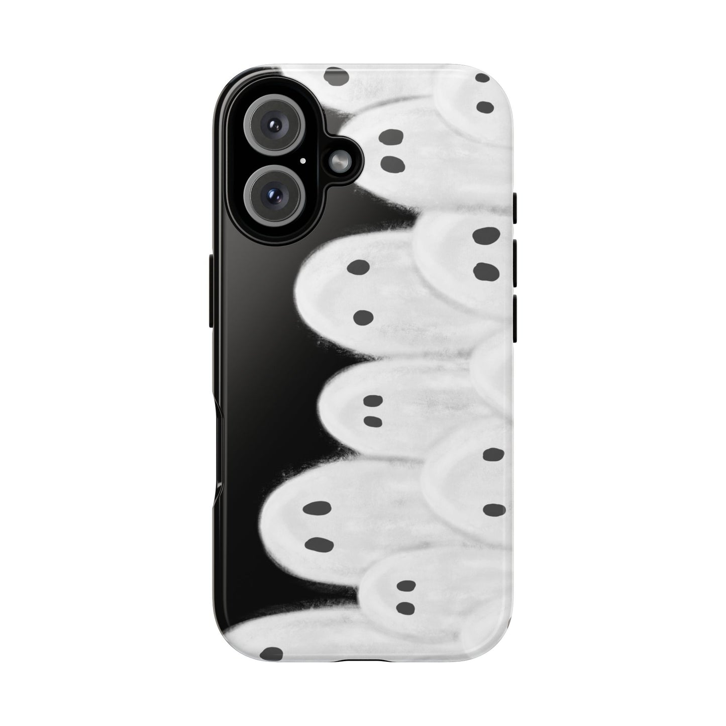 Painted Ghosts Phone Case | Ghostly Tough Phone Case for Spooky Style, Halloween Gift, Phone Cover, Ghost Theme, Unique Accessory, Spooky Season, Viral Painted Ghosts Inspired Design