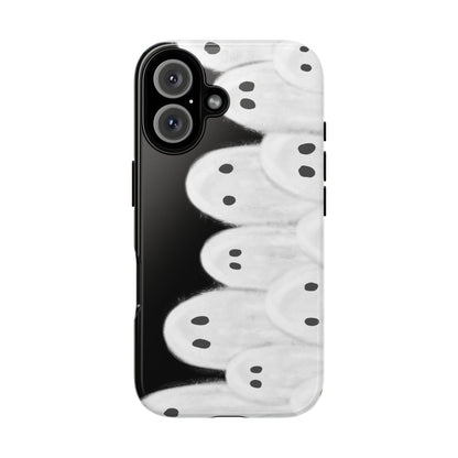 Painted Ghosts Phone Case | Ghostly Tough Phone Case for Spooky Style, Halloween Gift, Phone Cover, Ghost Theme, Unique Accessory, Spooky Season, Viral Painted Ghosts Inspired Design