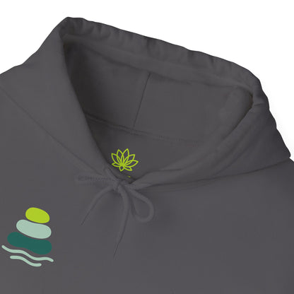 Nature-Inspired Unisex Hooded Sweatshirt, Comfortable Pullover, Casual Clothing, Eco-Friendly Gift, Chill Vibe Hoodie, Relaxing Outfit