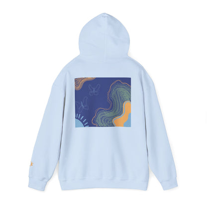 Unisex Heavy Blend™ Hooded Sweatshirt - Cozy Everyday Comfort, Perfect Gift for Nature Lovers and Art Enthusiasts