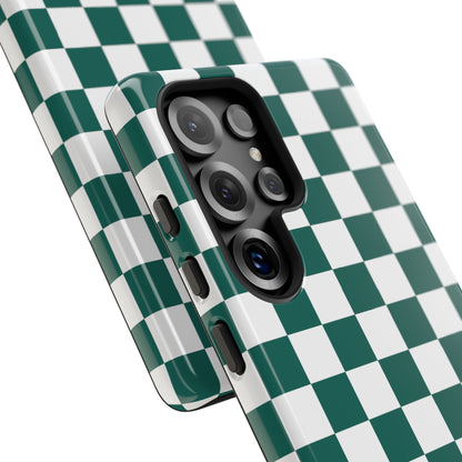 Stylish Checkered Phone Case, Protective Cover, Unique Gift, Trendy Accessory, Customizable Design, Ideal for All Ages
