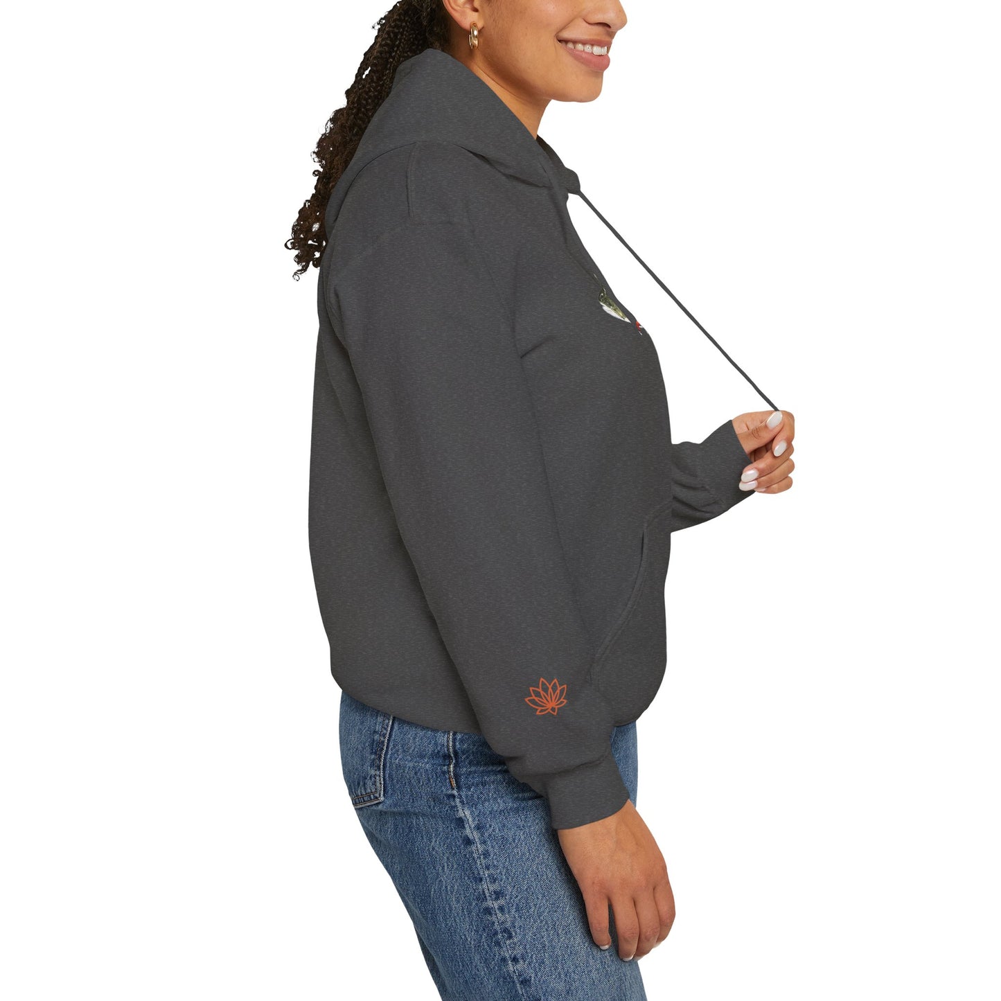 Trout Design Heavy Blend Hoodie, Fishing Gift, Outdoor Apparel, Comfortable Sweatshirt, Unisex Hoodie, Casual Fishing Wear