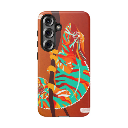 Chameleon Phone Case - Vibrant Artistic Design, Tough Cases for Animal Lovers, Unique Gift, Eco-Friendly Protection