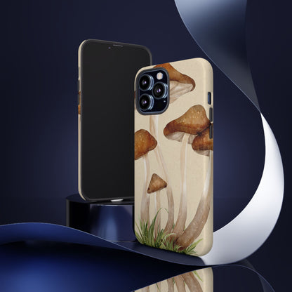 Mushroom Phone Case - Nature Lover, Eco-Friendly Gift, Cute Cell Phone Cover, Aesthetic Tech Accessory, Unique Fall Decor, Artsy Phone Cases, Cute, Gift for Her, Nature-inspired Designs, Durable Cases