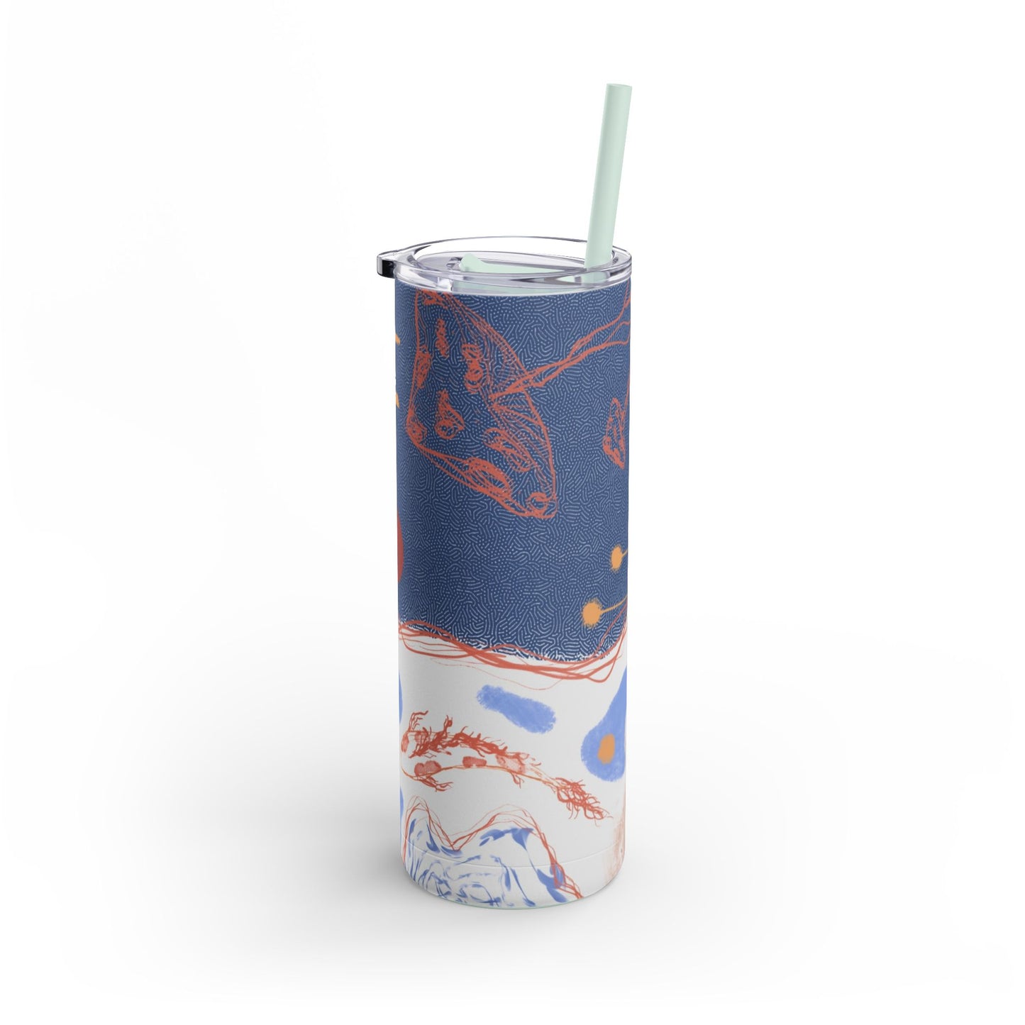 Artistic Skinny Tumbler | Unique 20oz Travel Mug | Eco-Friendly Hydration | Perfect Gift for Coffee Lovers, Art Enthusiasts, [...]
