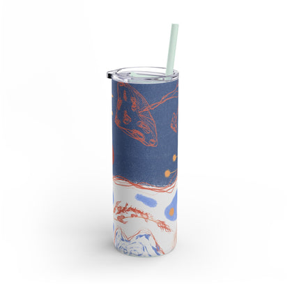 Artistic Skinny Tumbler | Unique 20oz Travel Mug | Eco-Friendly Hydration | Perfect Gift for Coffee Lovers, Art Enthusiasts, [...]