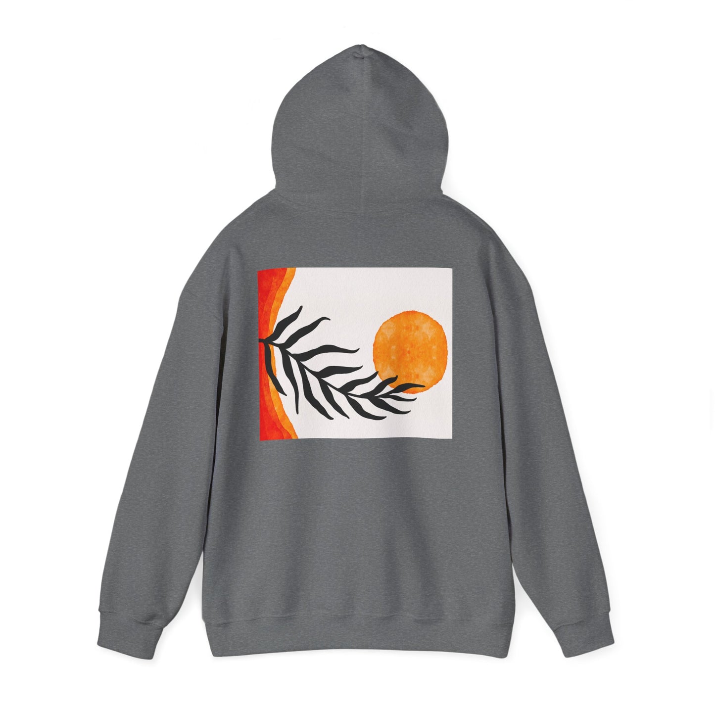 Lotus and Sunset Unisex Hoodie - Cozy Gift for Mindfulness, Meditation, or Nature Lovers, Perfect for Fall and Winter
