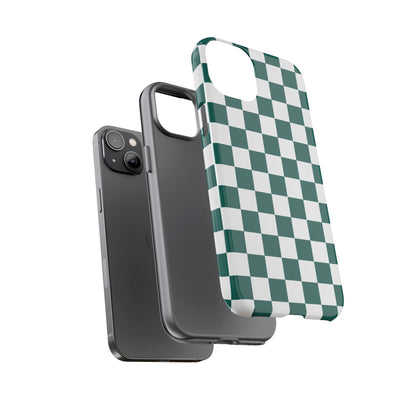 Stylish Checkered Phone Case, Protective Cover, Unique Gift, Trendy Accessory, Customizable Design, Ideal for All Ages