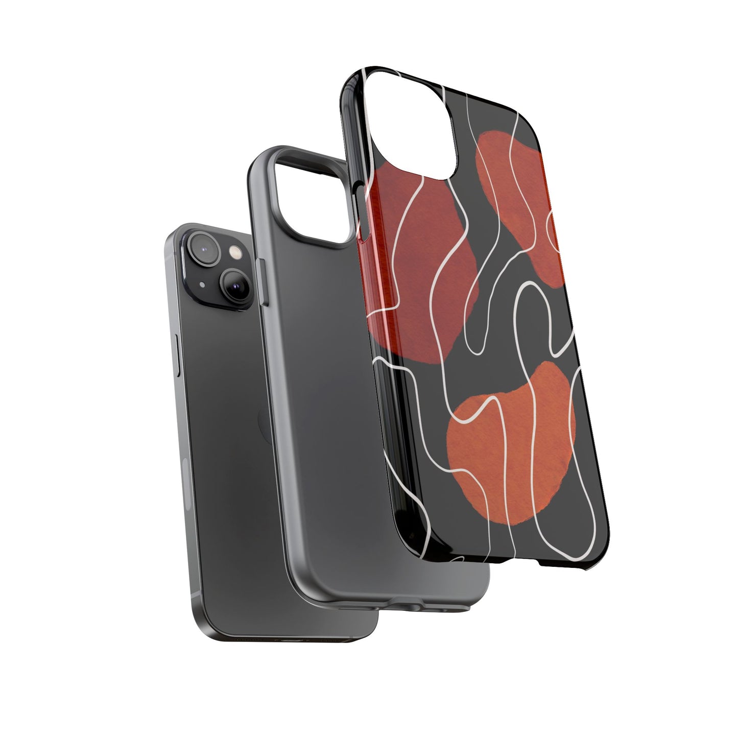 Stylish Phone Case with Abstract Design, Tough Cases for Modern Life, Trendy Phone Accessory, Unique Gift Idea, Holiday Present